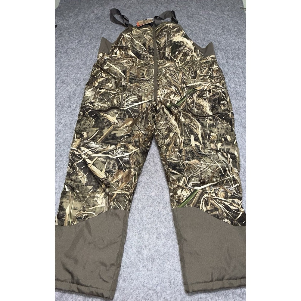 Magellan Men's Pintail Insulated Waterfowl Bibs Real Tree Max 7 Men's Size 3XL
